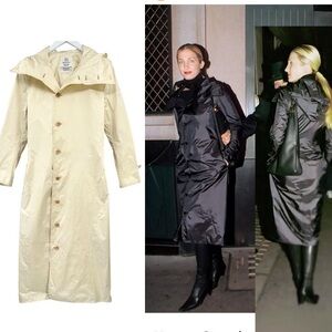 CBK Vintage Yohji Yamamoto Y’s Nylon Trench Rain Coat Long Jacket Beige Cream